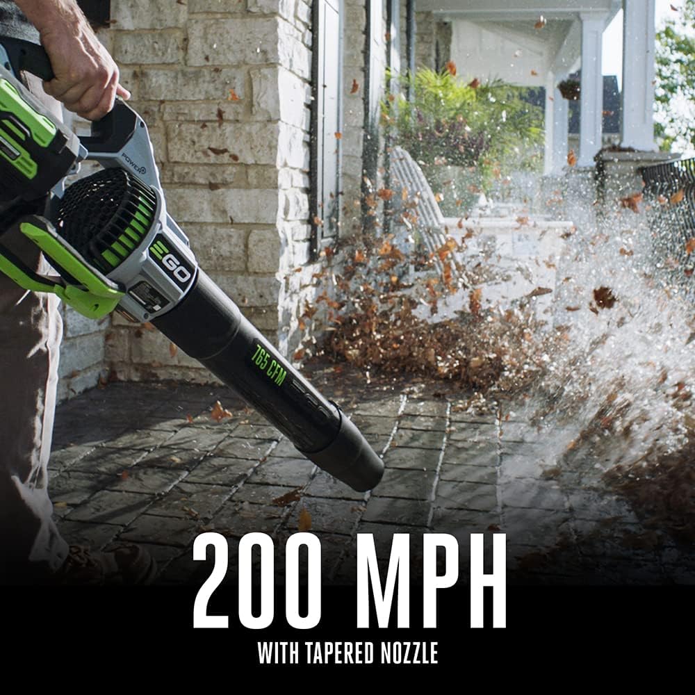EGO Power+ 56-Volt 765 CFM Brushless Cordless Leaf Blower With 5.0Ah And 2.5Ah Batteries - LB7654 - Image 4 EGO Power+ 56-Volt 765 CFM Brushless Cordless Leaf Blower With 5.0Ah And 2.5Ah Batteries - LB7654 - Image 4