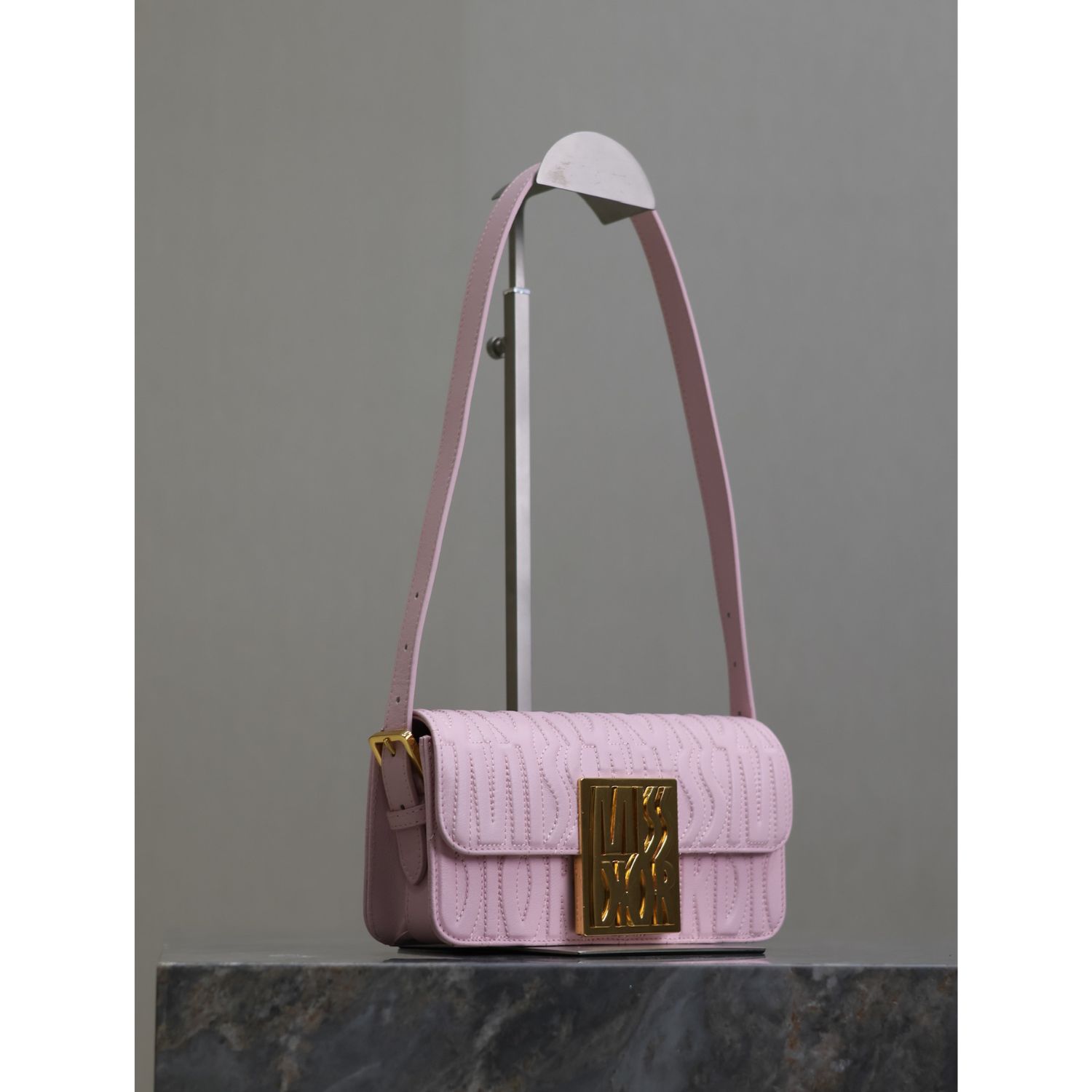 Miss Dior Flap Bag Pale Pink For Women 22cm/8.5in – M2610UBOS_M05N1:1High-quality replica