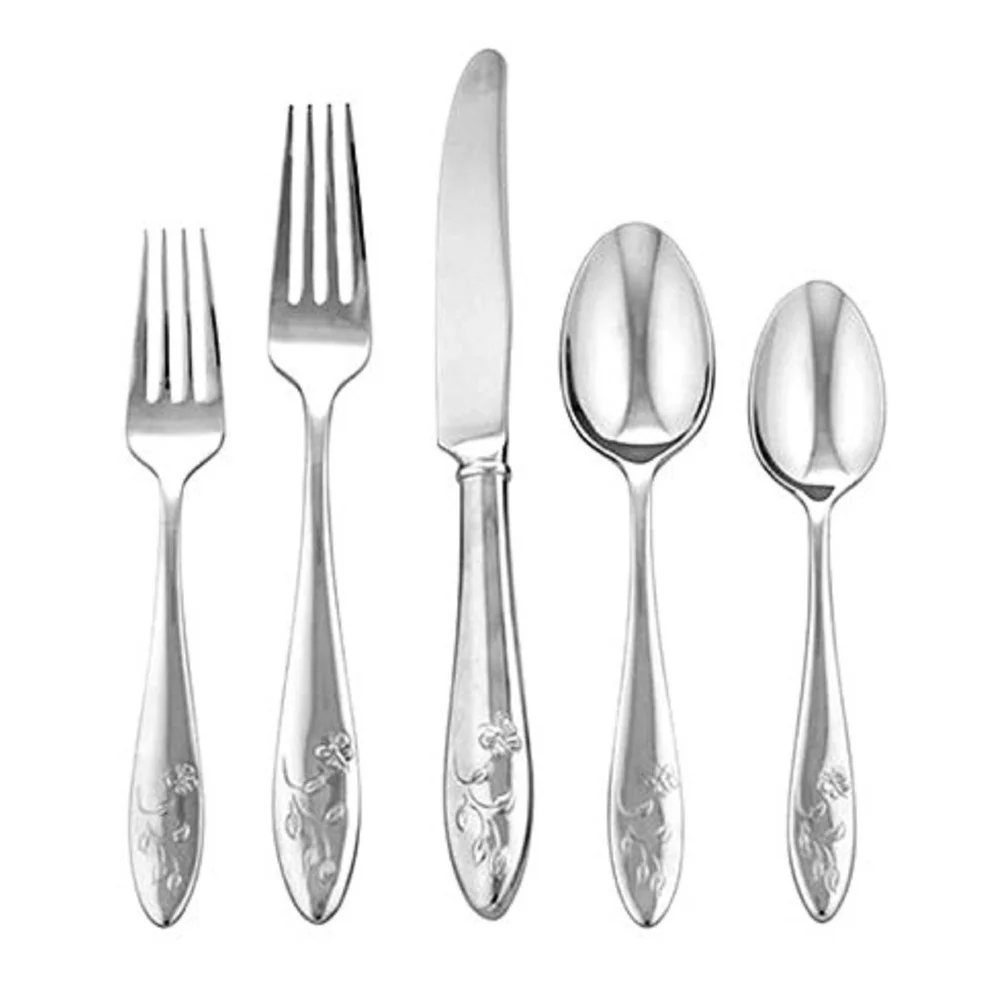 Lenox Butterfly Meadow 18/10 Stainless 65pc. Flatware Set (Service for Twelve)