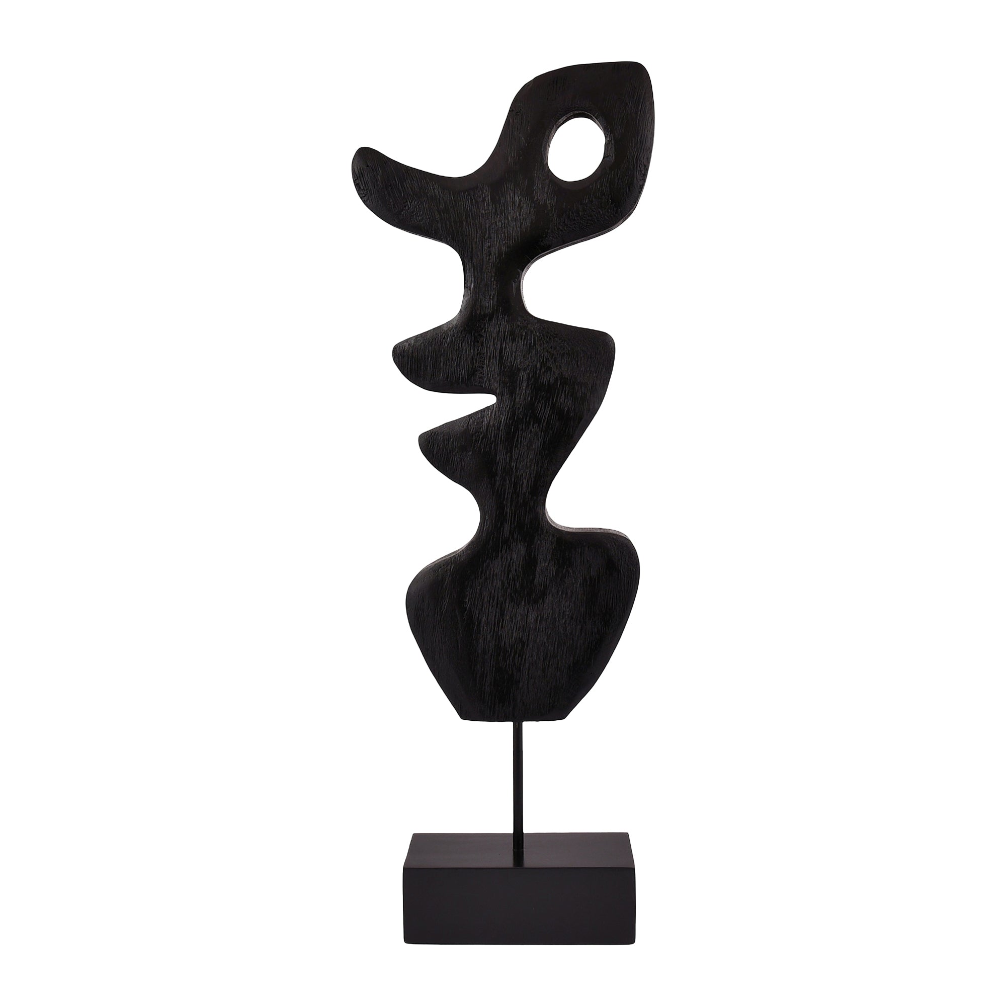 Blokker Structure Ornament H 67 cm - Zwart