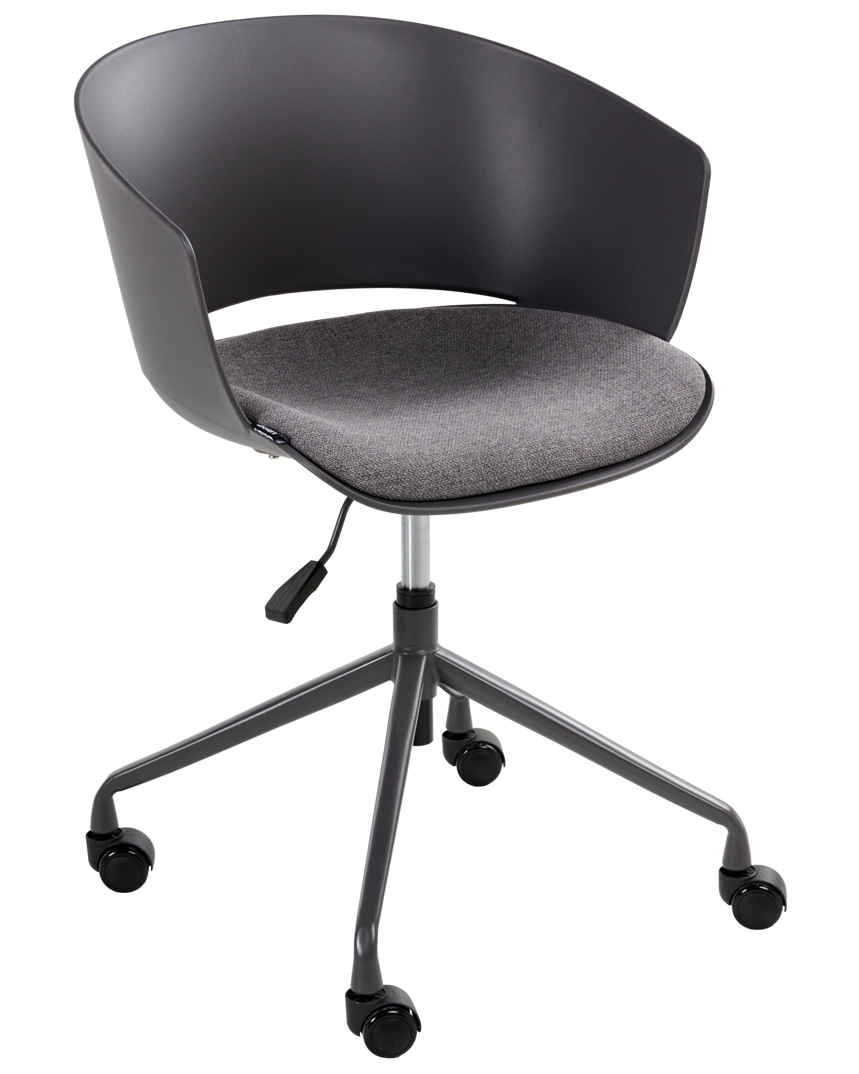 Office Chair GLEEFUL Fabric Graphite Grey