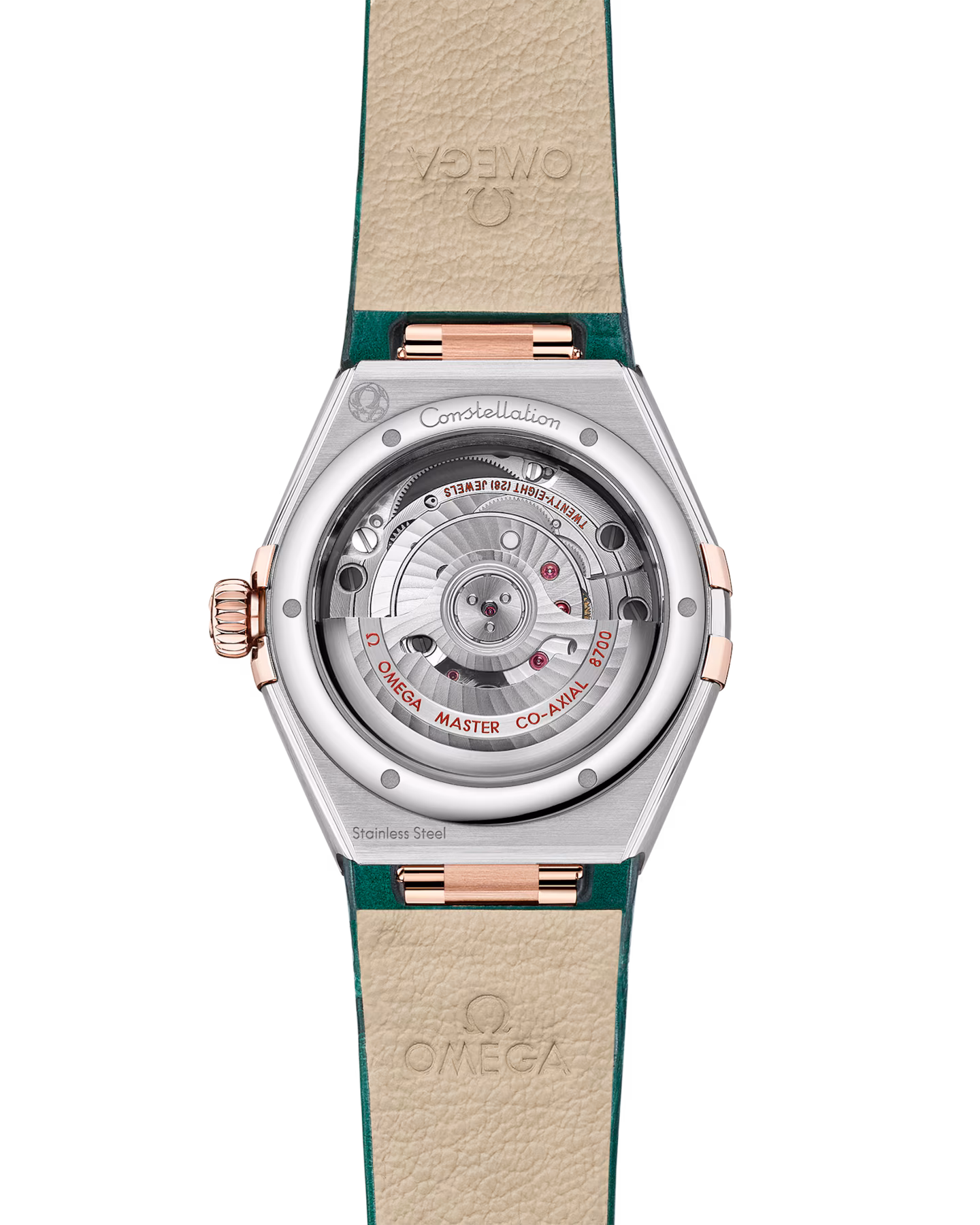 Constellation 29 mm, steel ‑ Sedna™ gold on leather strap(1:1 replica) - Elite Watch Atelier