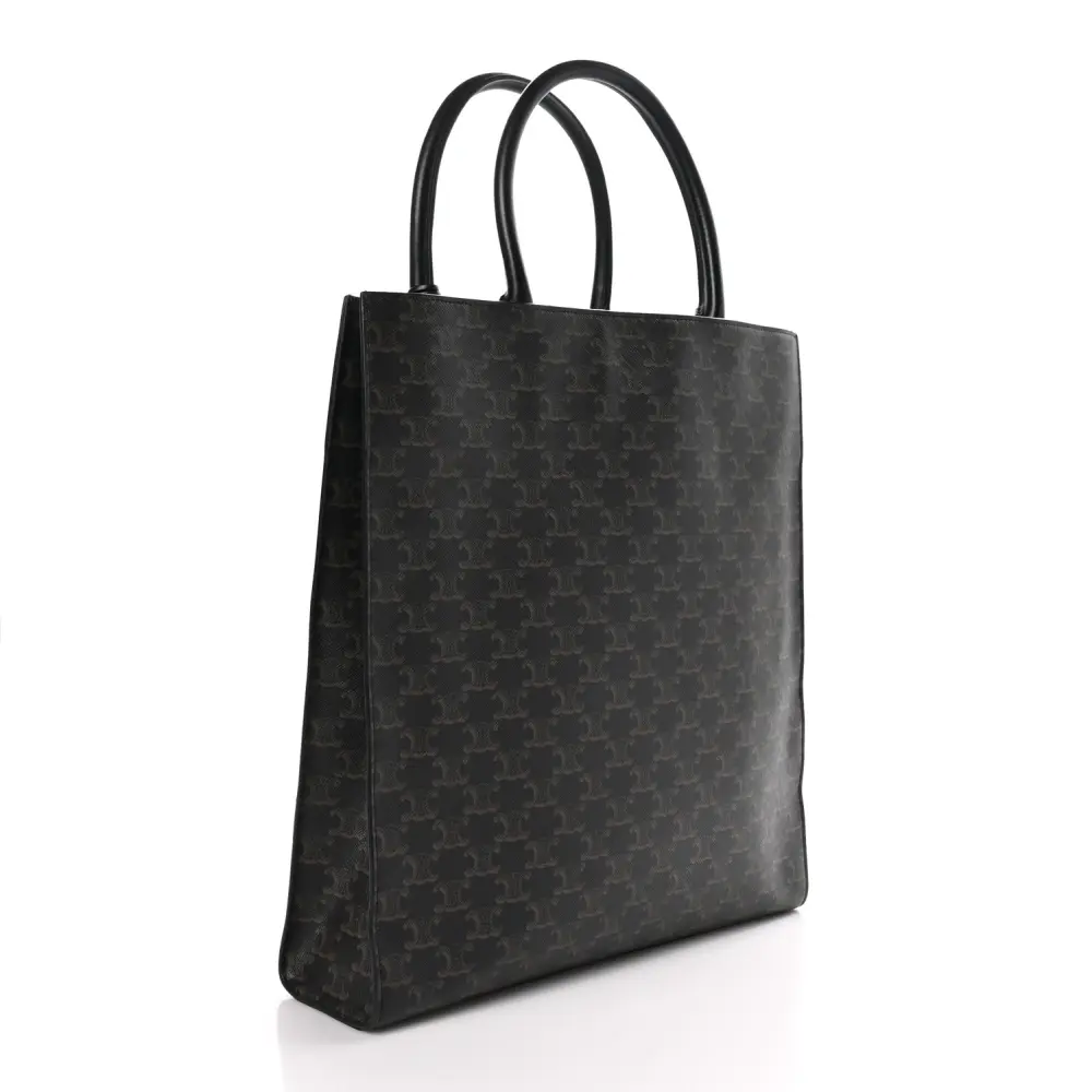 Mirror Quality Celine Black Triomphe Replica Vertical Cabas1:1High-quality replica