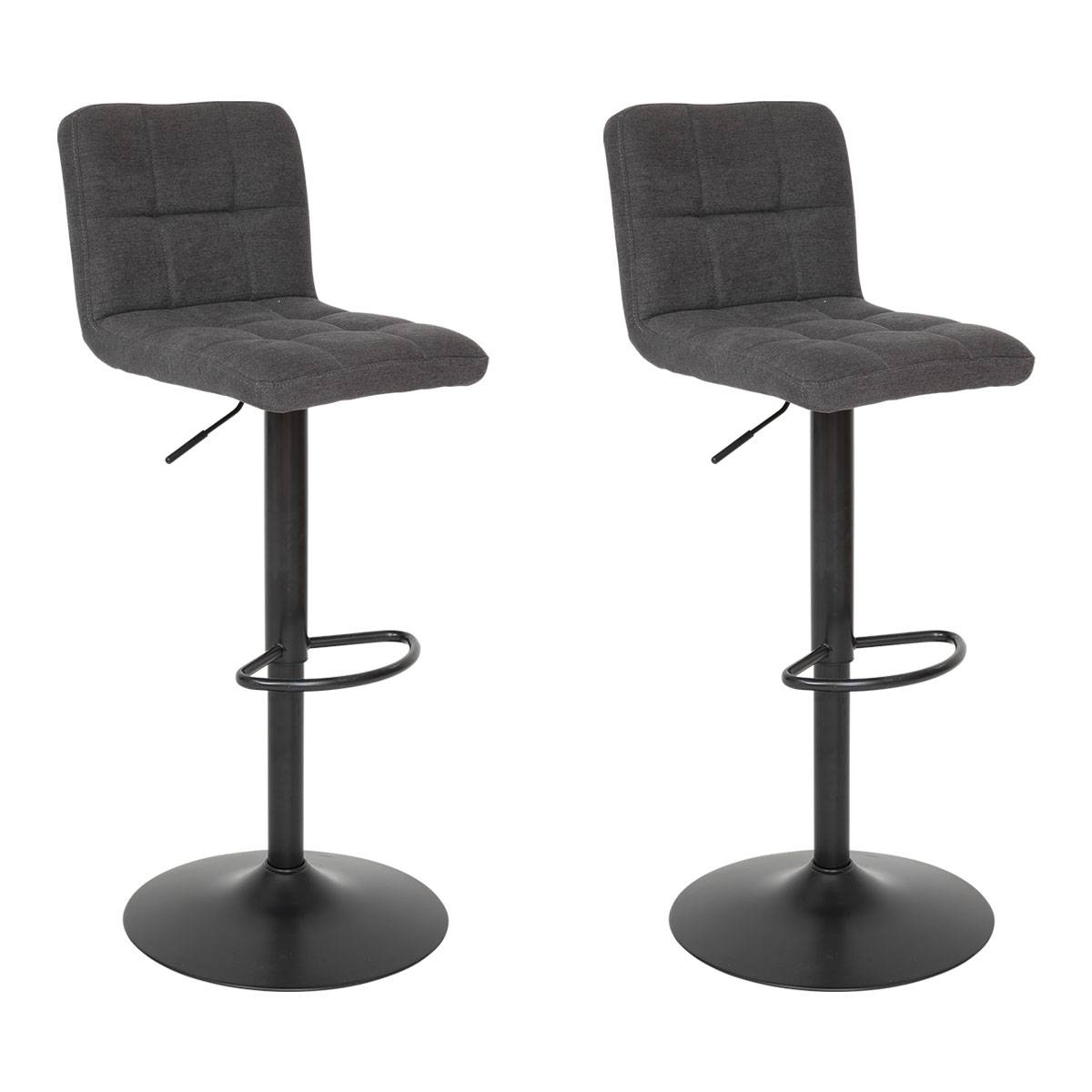 2 bar high-chairs "Delek" Gray, 104x52x45 cm