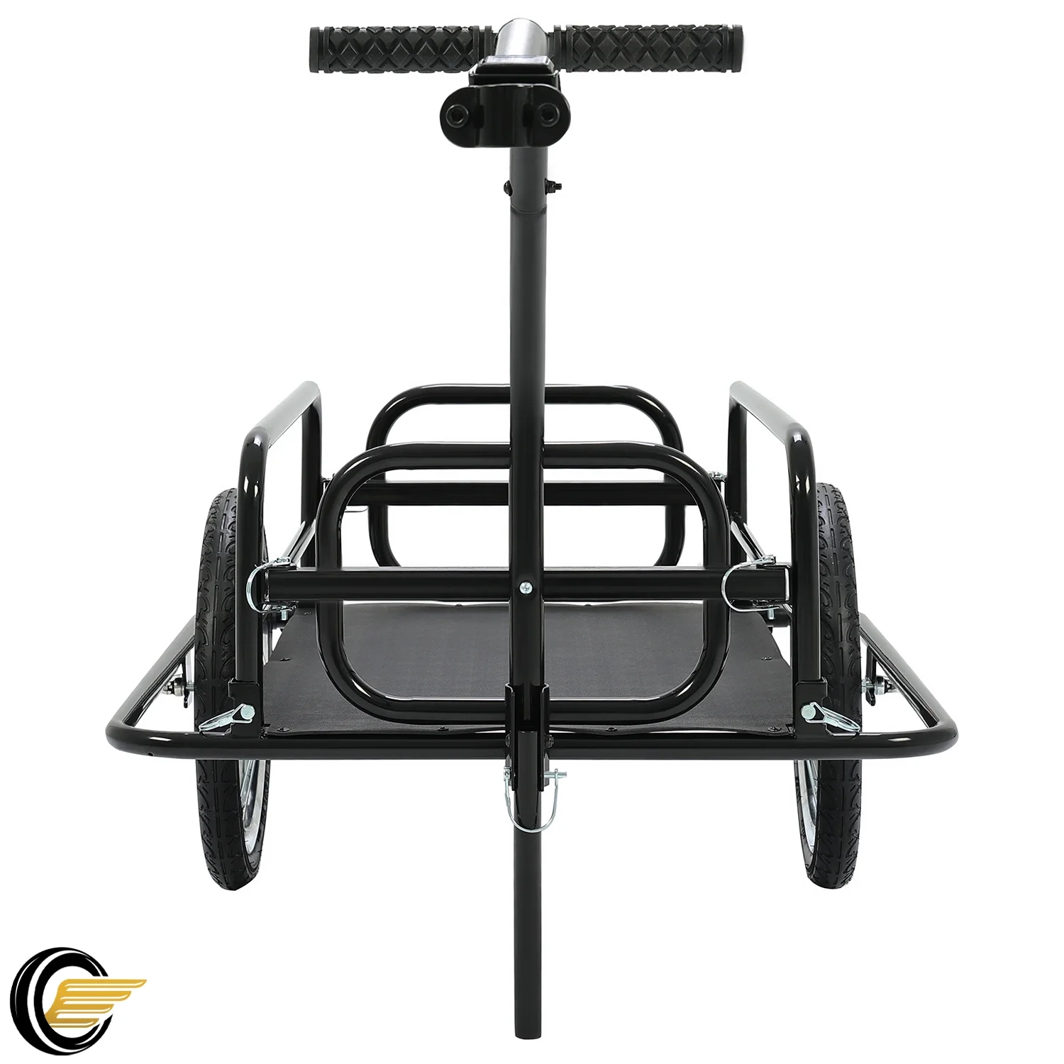 Kojem Foldable Two-Wheels Cargo Trailer Bicycle, Black - Image 12