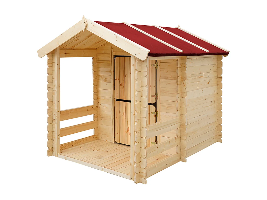Maison en bois pour enfants - 182x146xH145cm/1.1m2 -  M501