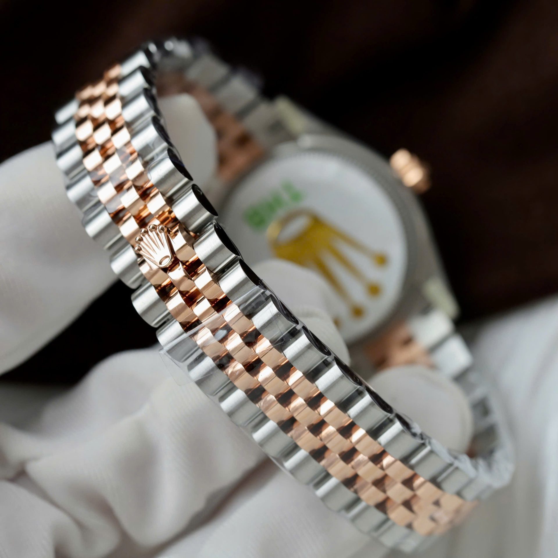Rolex DateJust Luxury Fake Watches Pink Dial THB Factory 31mm - Top club