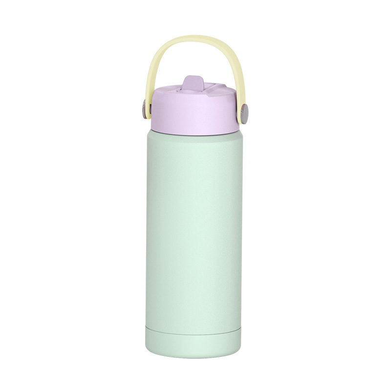 Cross-border Explosions 304 Stainless Steel Space Pot Vacuum Insulation Non-slip Silicone Bottom Lead-free Multi-lid Outdoor