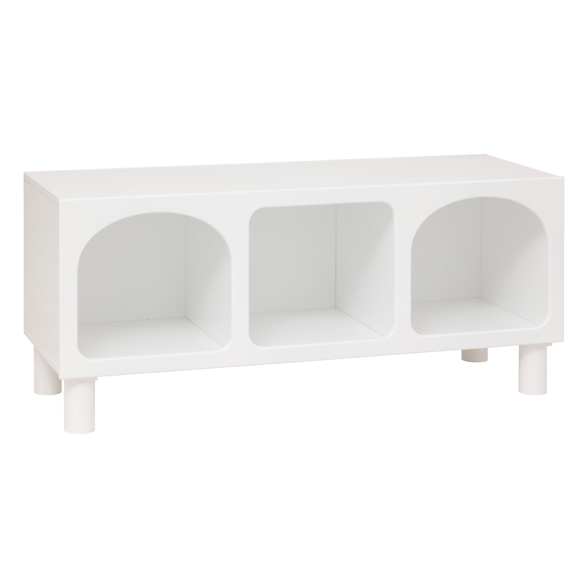 3-compartment shelf "Tara" White, 90x40x32 cm