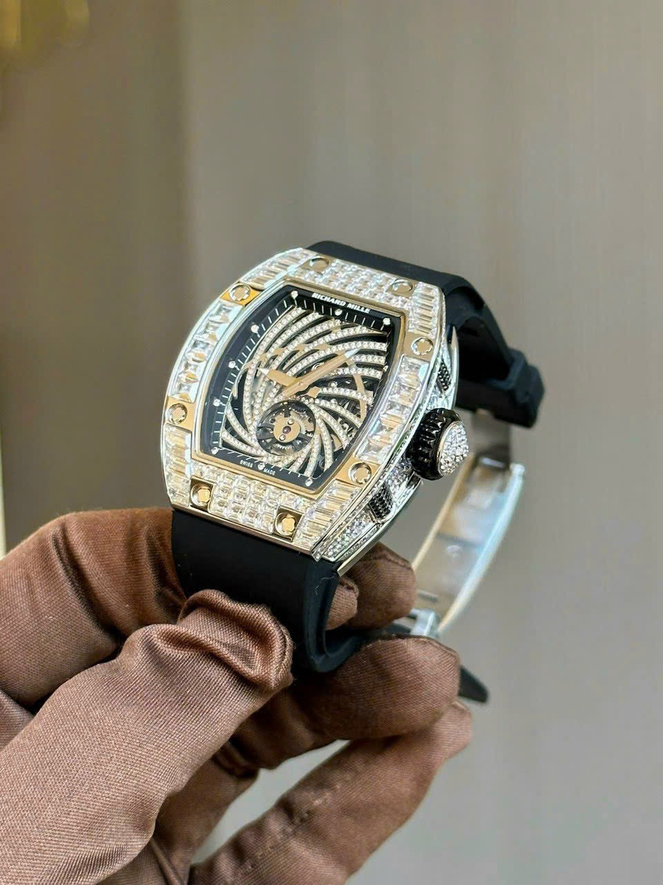Richard Mille Replica 1:1 Watch RM51-01 Tornado With Full Stone 40mm - Top club