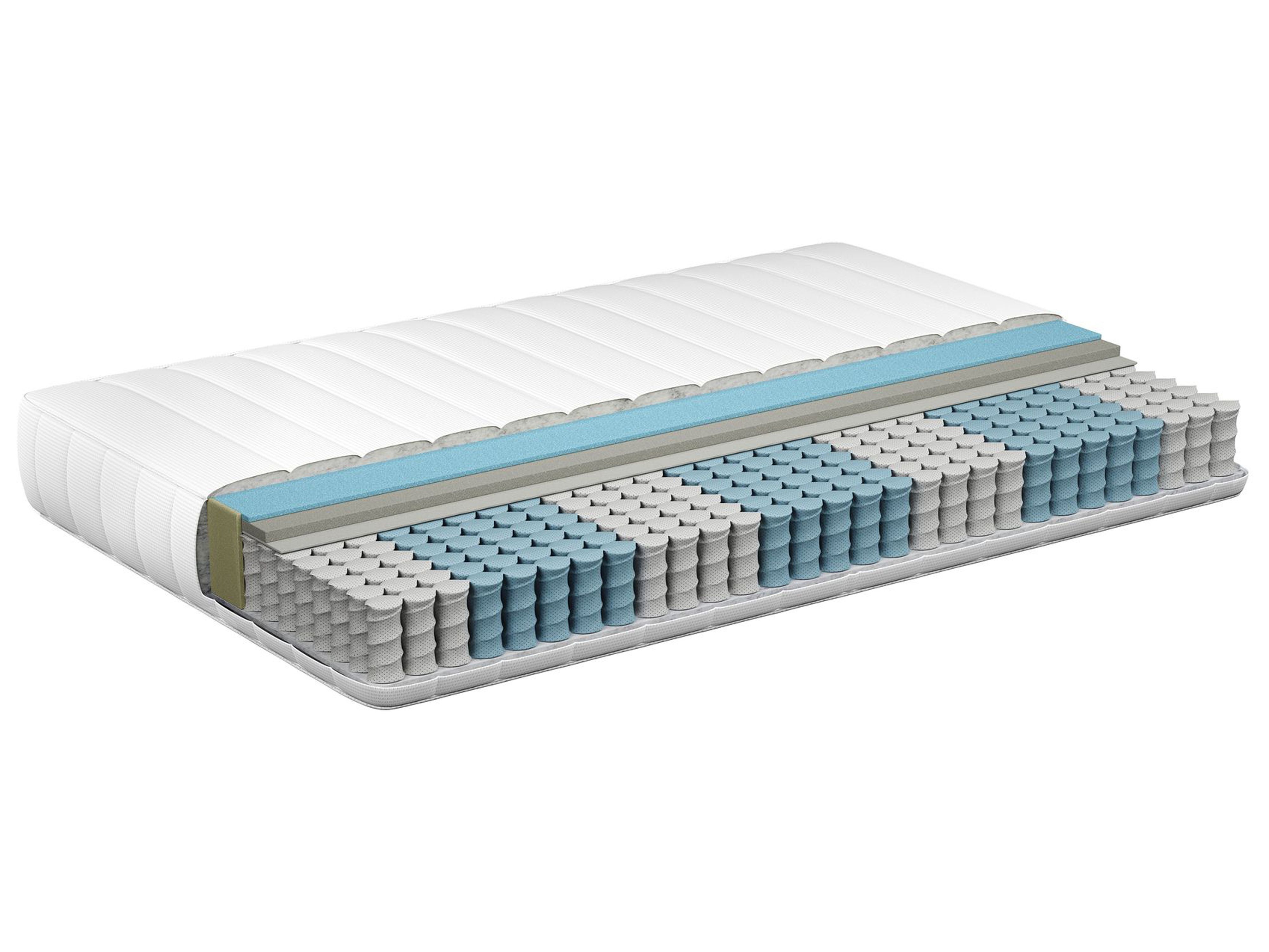 Memory Foam Pocket Spring Mattress BREEZ H3/4 Firm 180 x 200 cm (Super King Size)