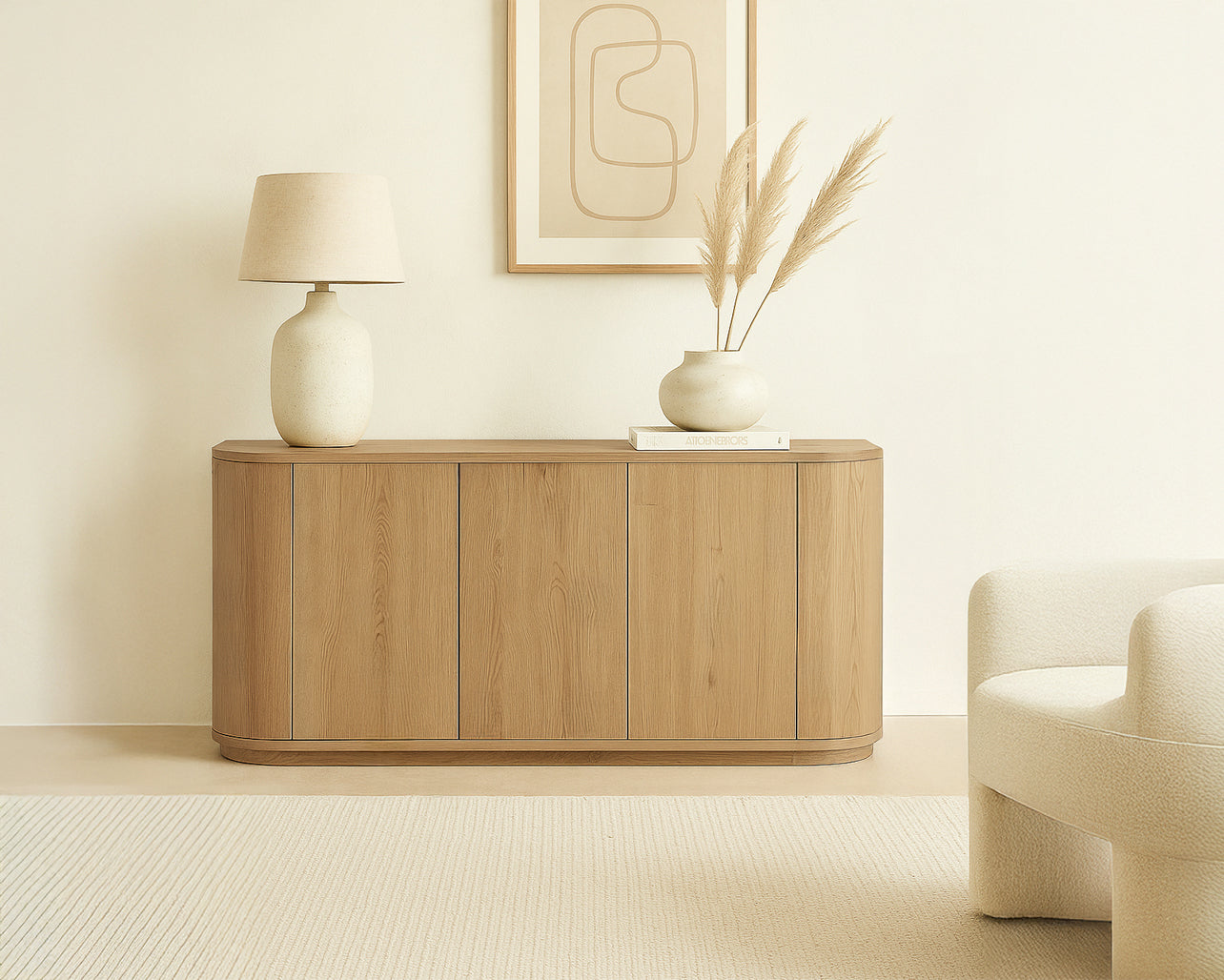 Livingfurn - Dressoir Novero - 45x170x80cm
