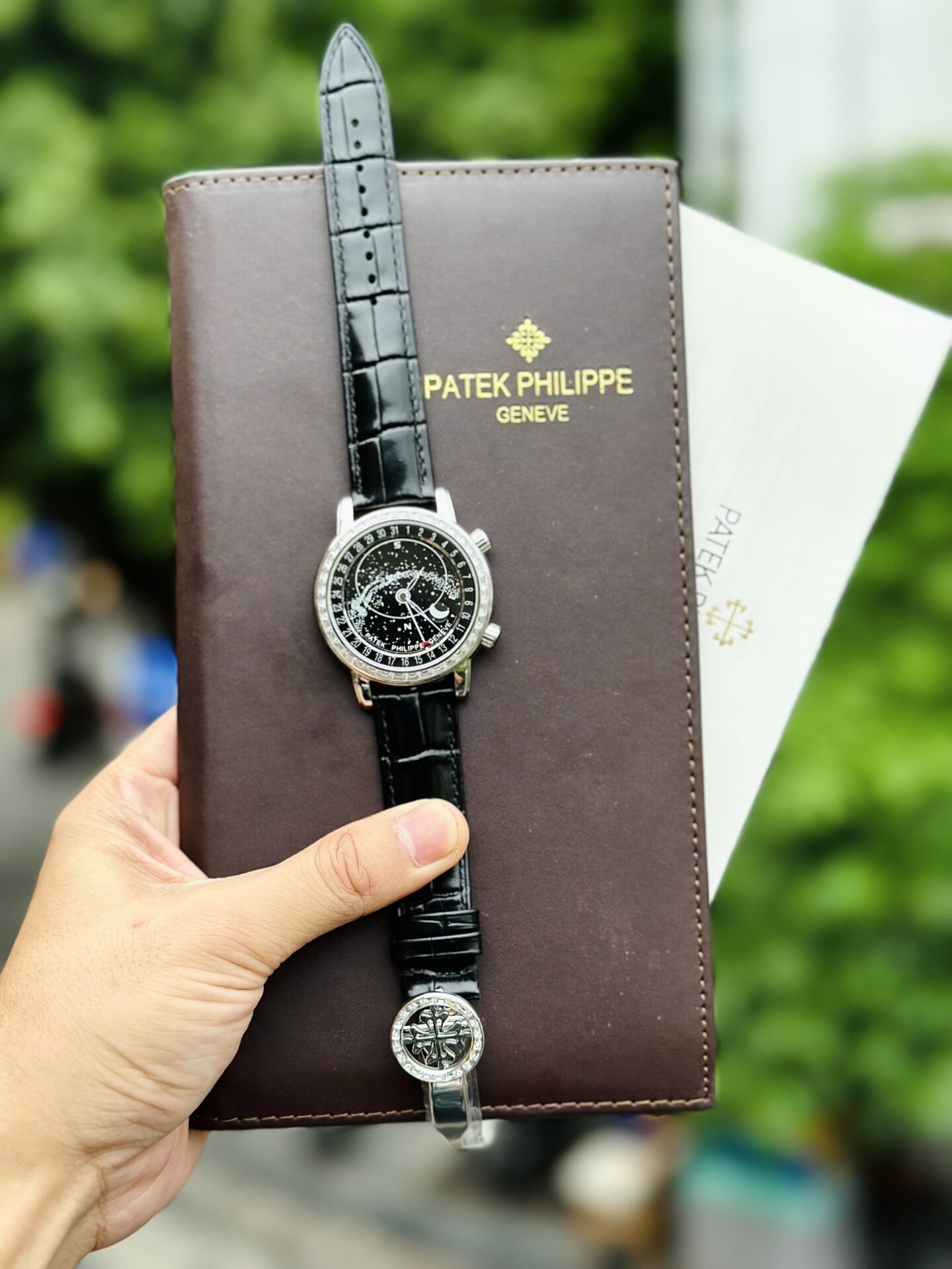 Patek Philippe Grand Complications 6104P Replica 11 Watch Black Dial 44mm - Elite Watch Atelier
