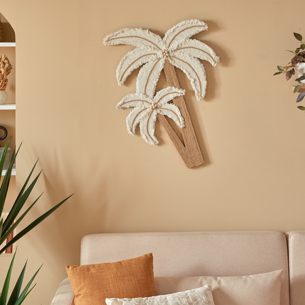 Wall decoration "Miri" Fabric, H.76 cm