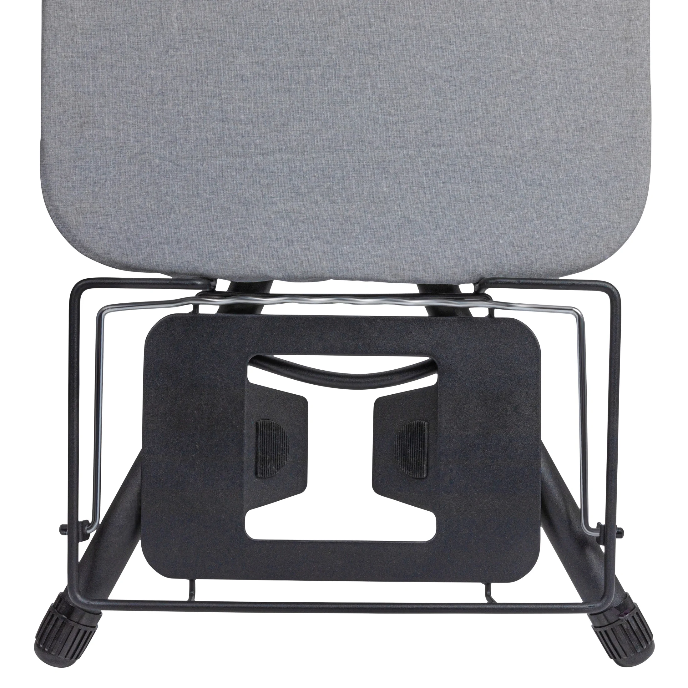 Household Essentials Wide Mega Ironing Board 4-Leg, Steel Top Pressing Station, Heat-Resistant Fiber Pad and Cotton Cover, Includes Sleeve Board and Iron Rest with Hanger Bar, Silver Frame - Image 16