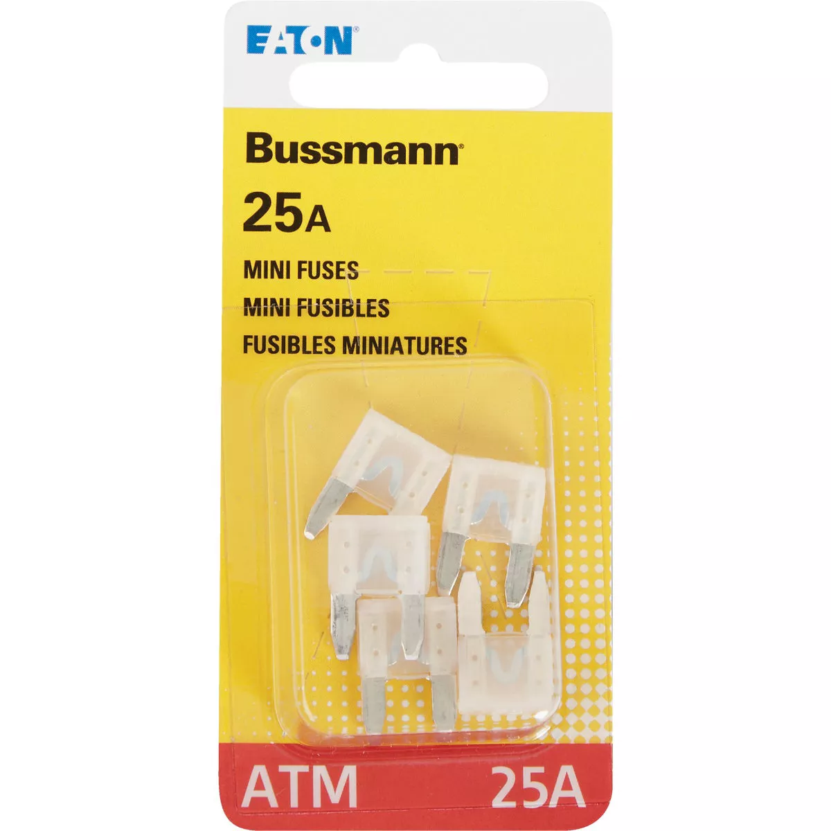 Bussmann 25A 32V ATM Blade Mini Automotive Fuse (5-Pack)