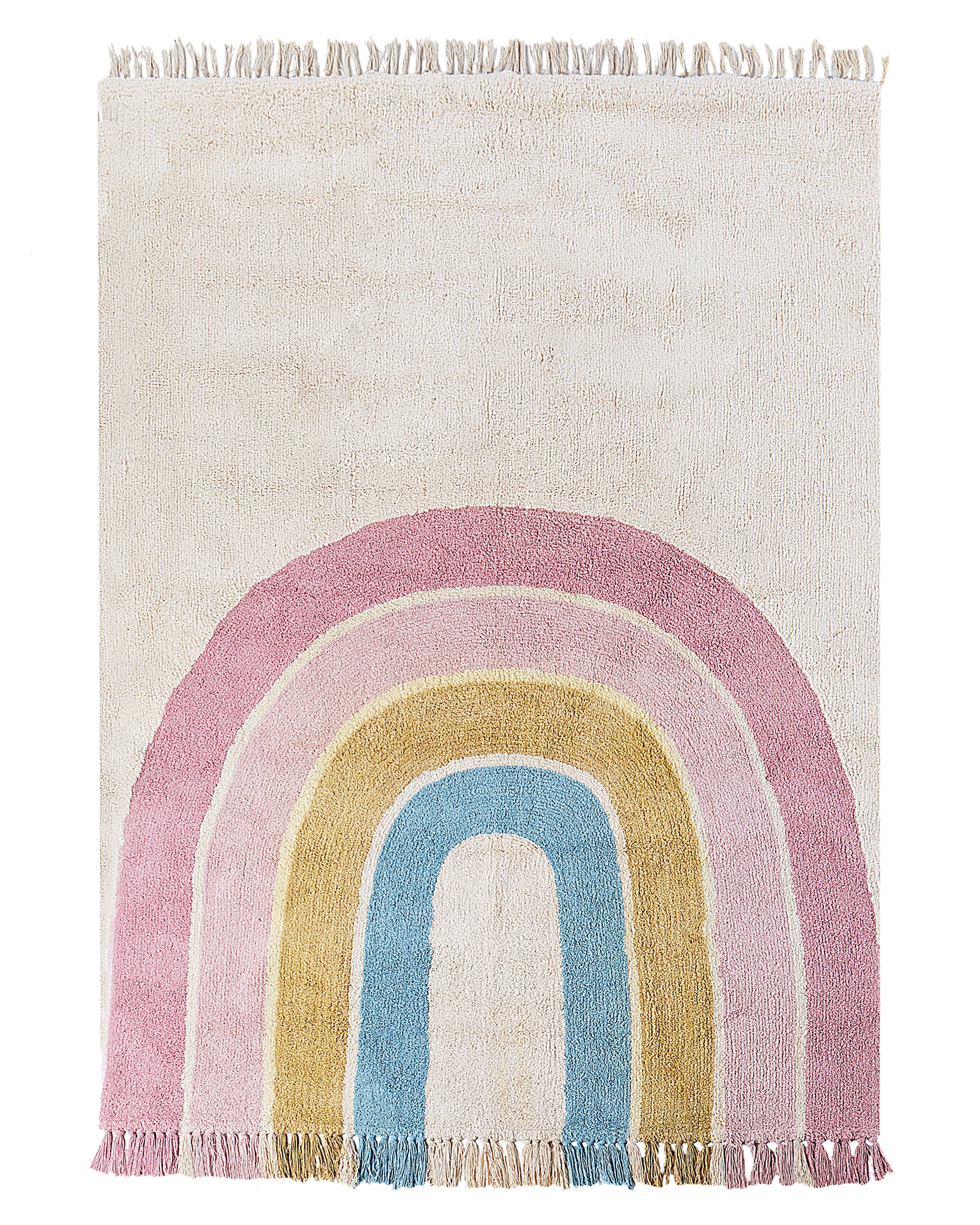 Kids Rug TATARLI Multicolour 140 x 200 cm Cotton