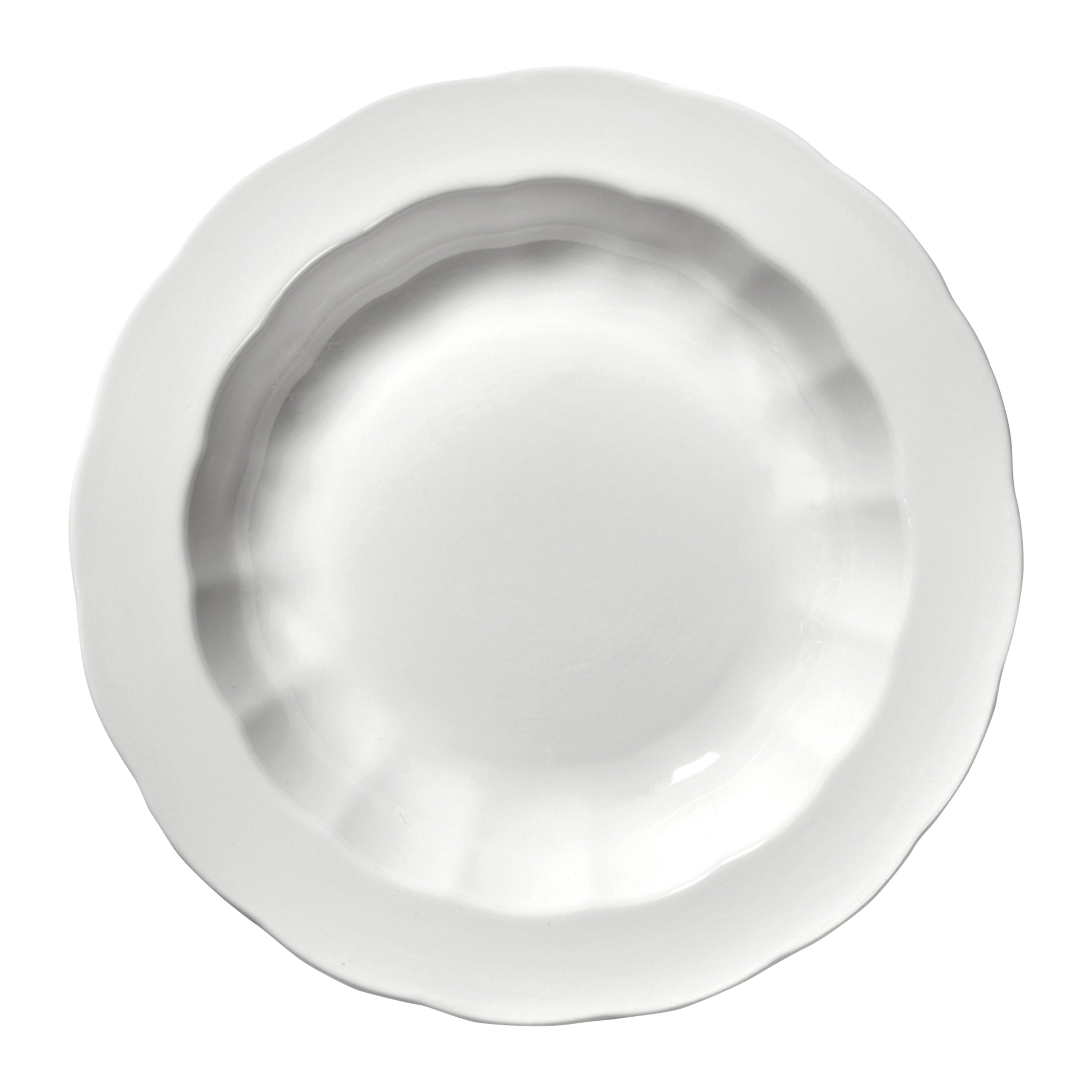SERAX - Sergio Herman - Silhouette Diep Bord - Wit - Set van 4