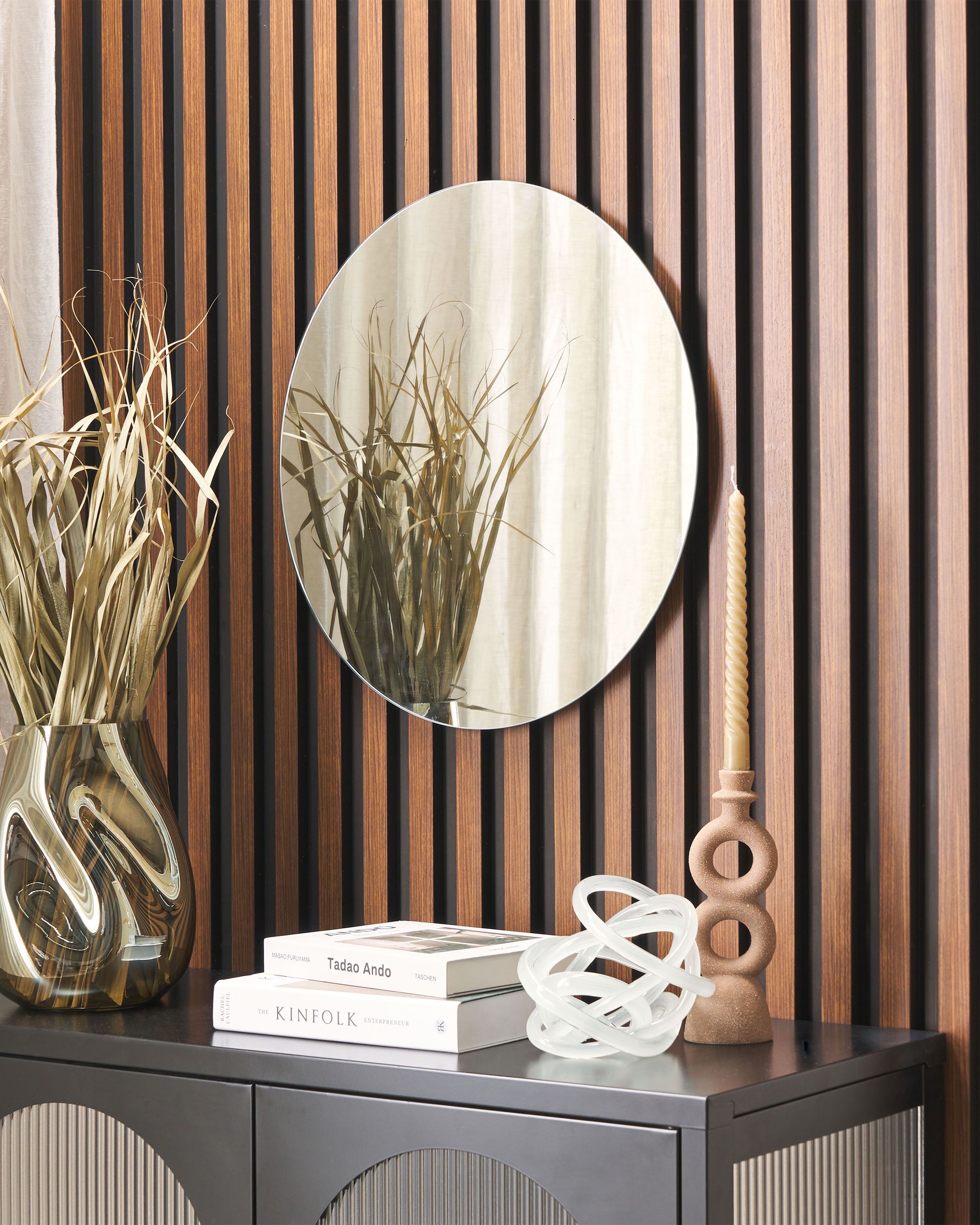 Wall Mirror AGEN 50 cm 50 cm Silver