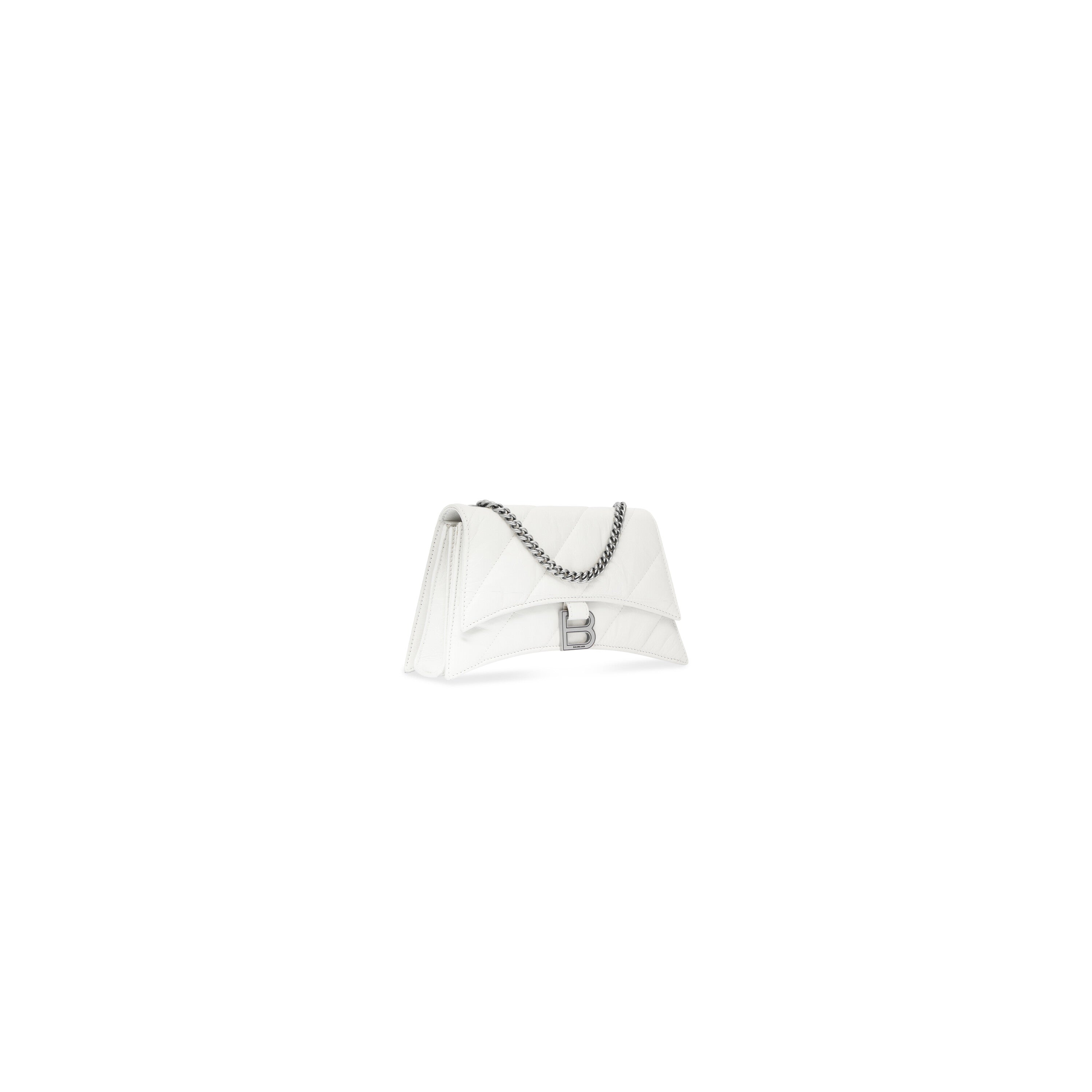 WOMEN'S CRUSH XS CHAIN BAG QUILTED IN OPTIC WHITE - Replicaclubs