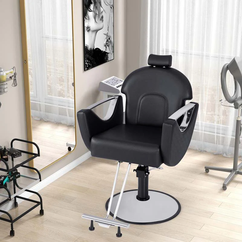 Eletriclife 360�� Swivel Reclining Salon Chair for Hair Stylist