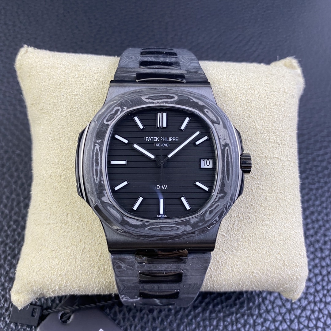 Best Fake Patek Philippe Replica Watch Nautilus All Carbon Black The Black Grail Project(1:1 replica) - Top club