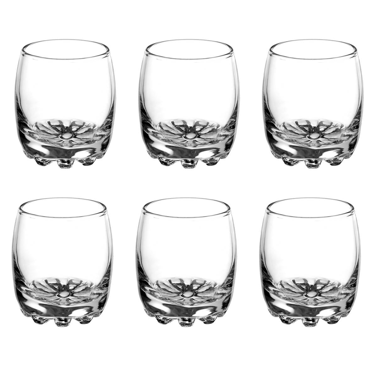 Set of 6 verrines "Sylvana" 8cl, Transparent