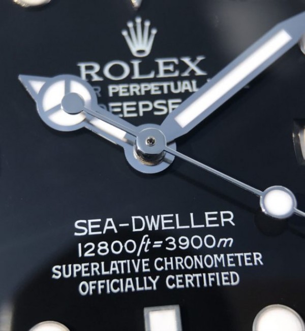 Replica Rolex Sea-Dweller DEEPSEA 116660 Black Ceramic Noob V7 SA3135 - Top club