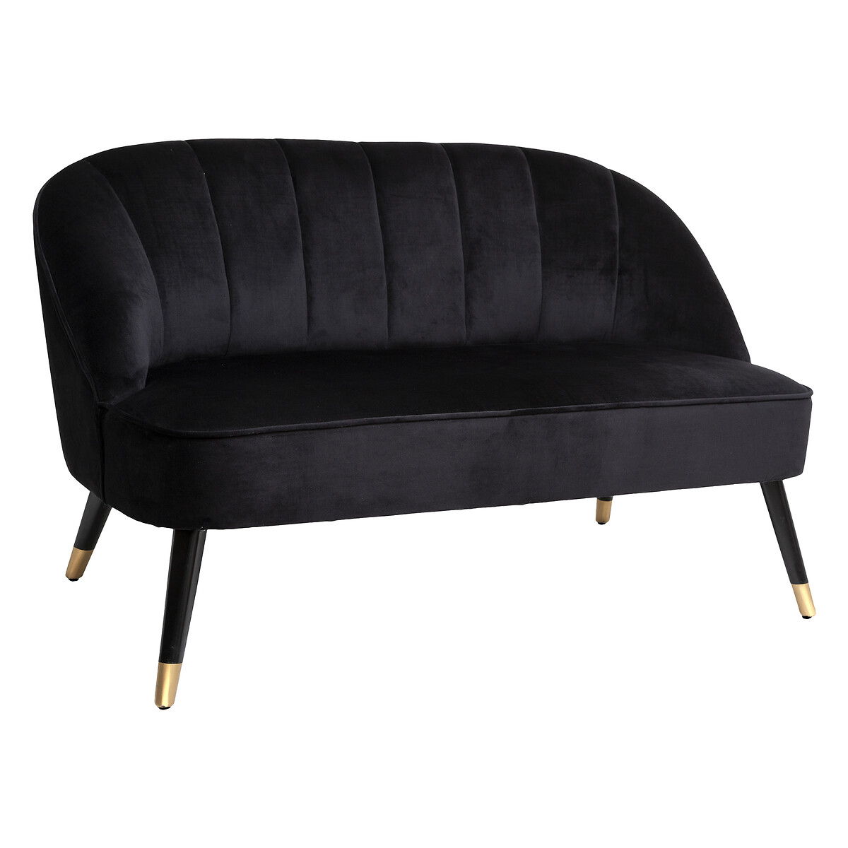 2-seater bench "Naova" 2 Seater, Black