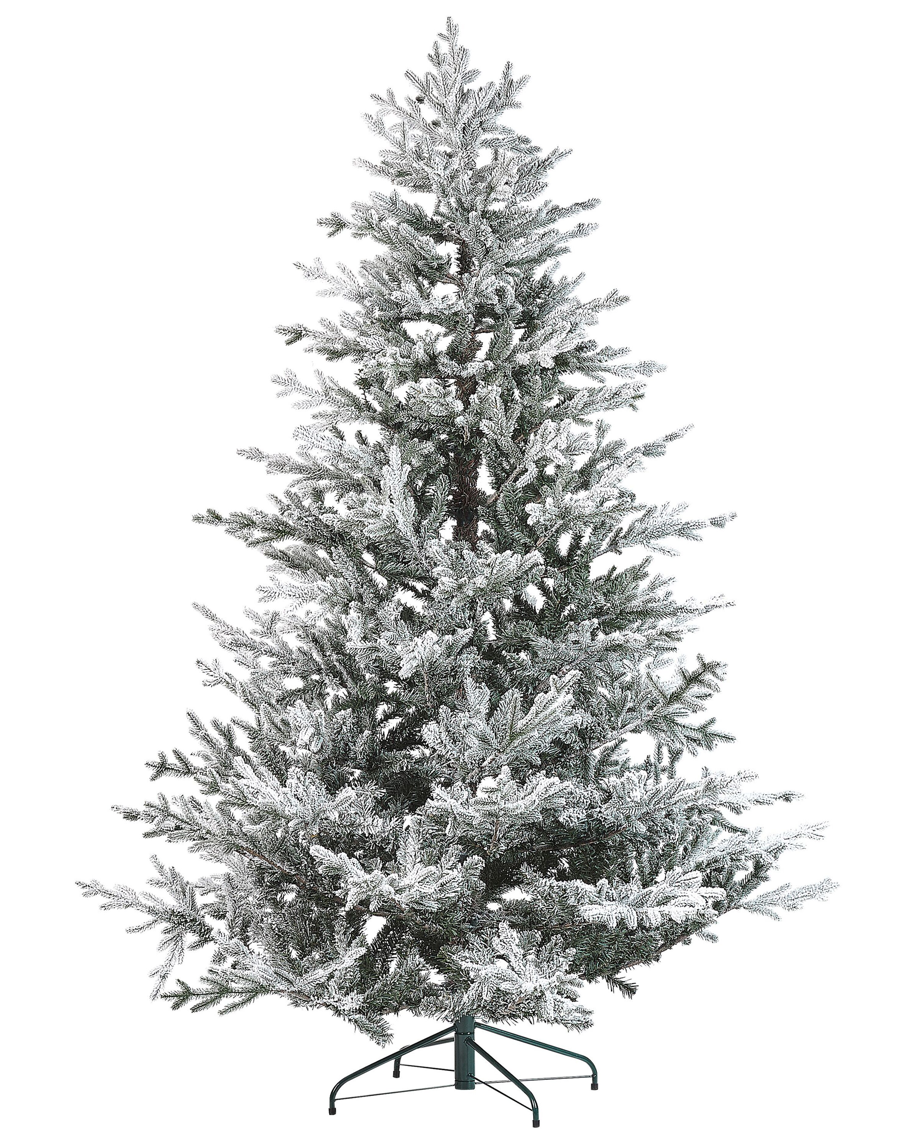 Artificial Snowy Christmas Tree BRISCO 210 cm White