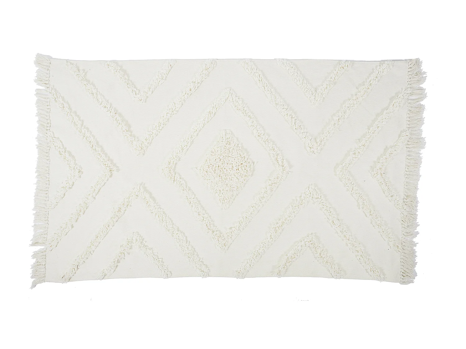 Tapis - HOME DECO FACTORY - Tufte - Ethnique - Ecru