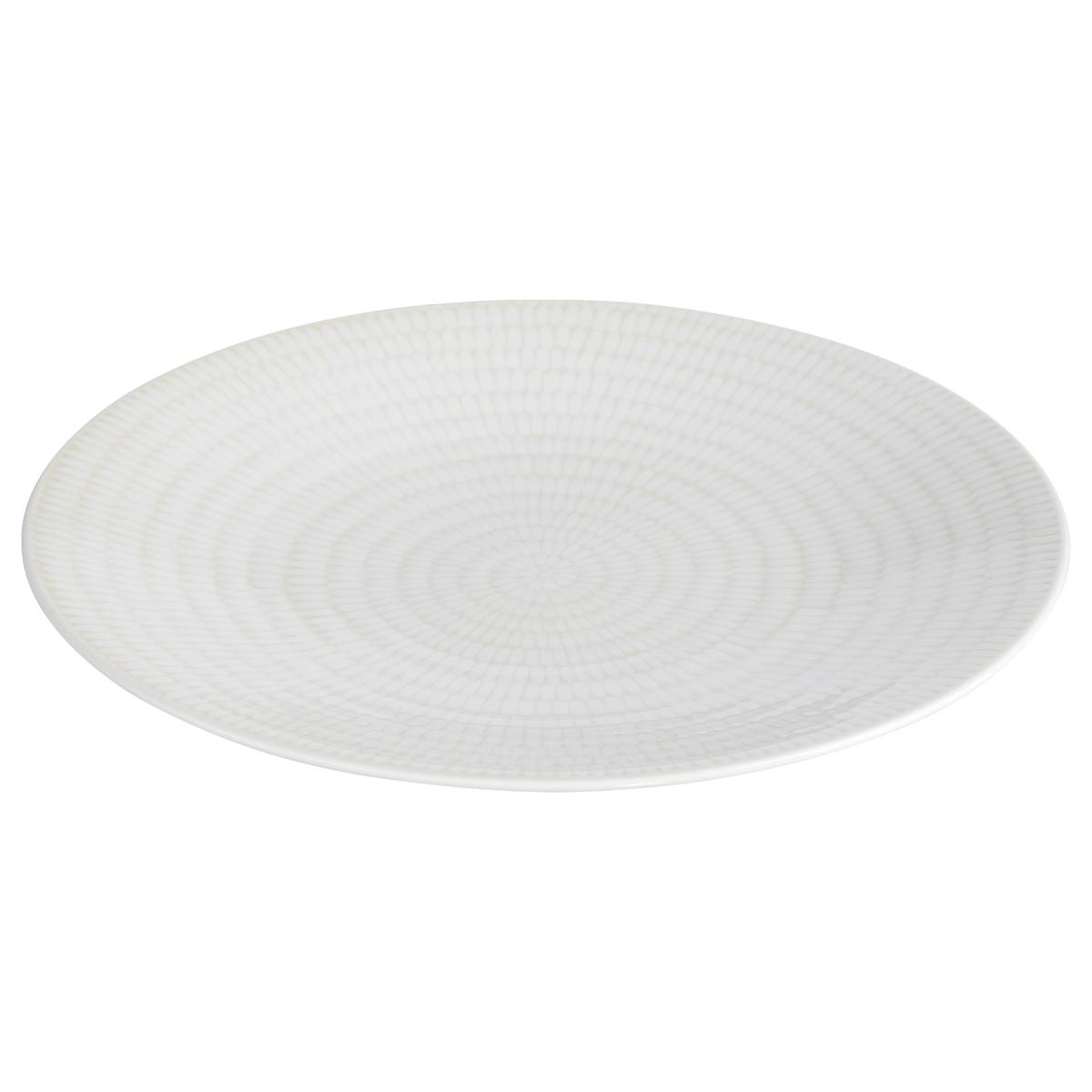 Dessert plate "Rice" D.20.6 cm, White