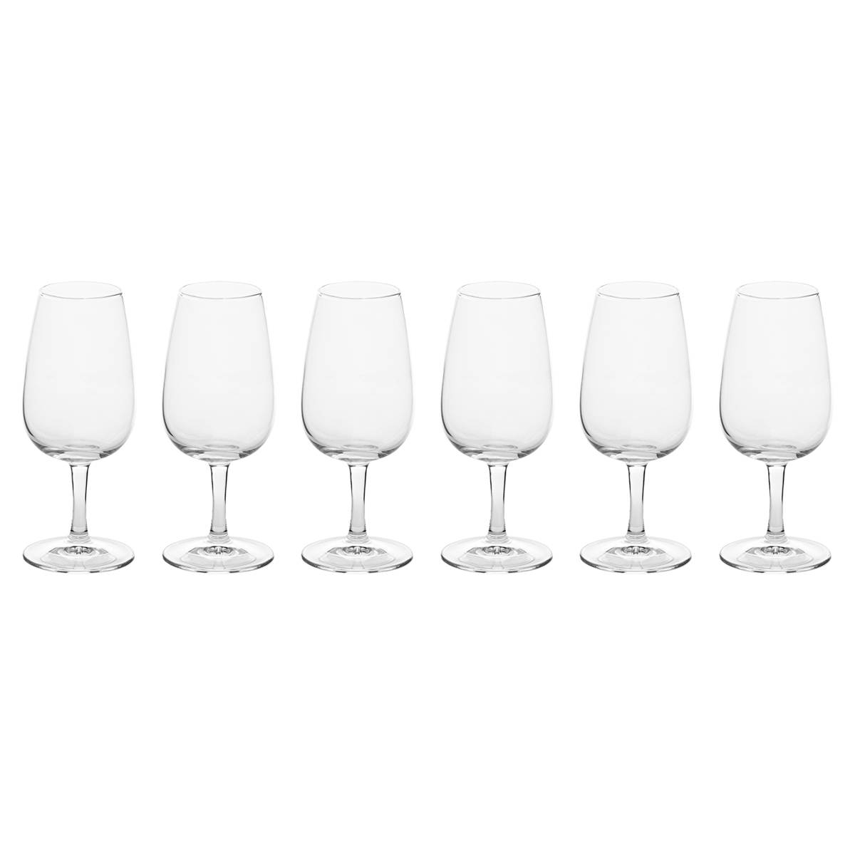 Set of 6 "Viticole" wine glasses 215 ml, Transparent
