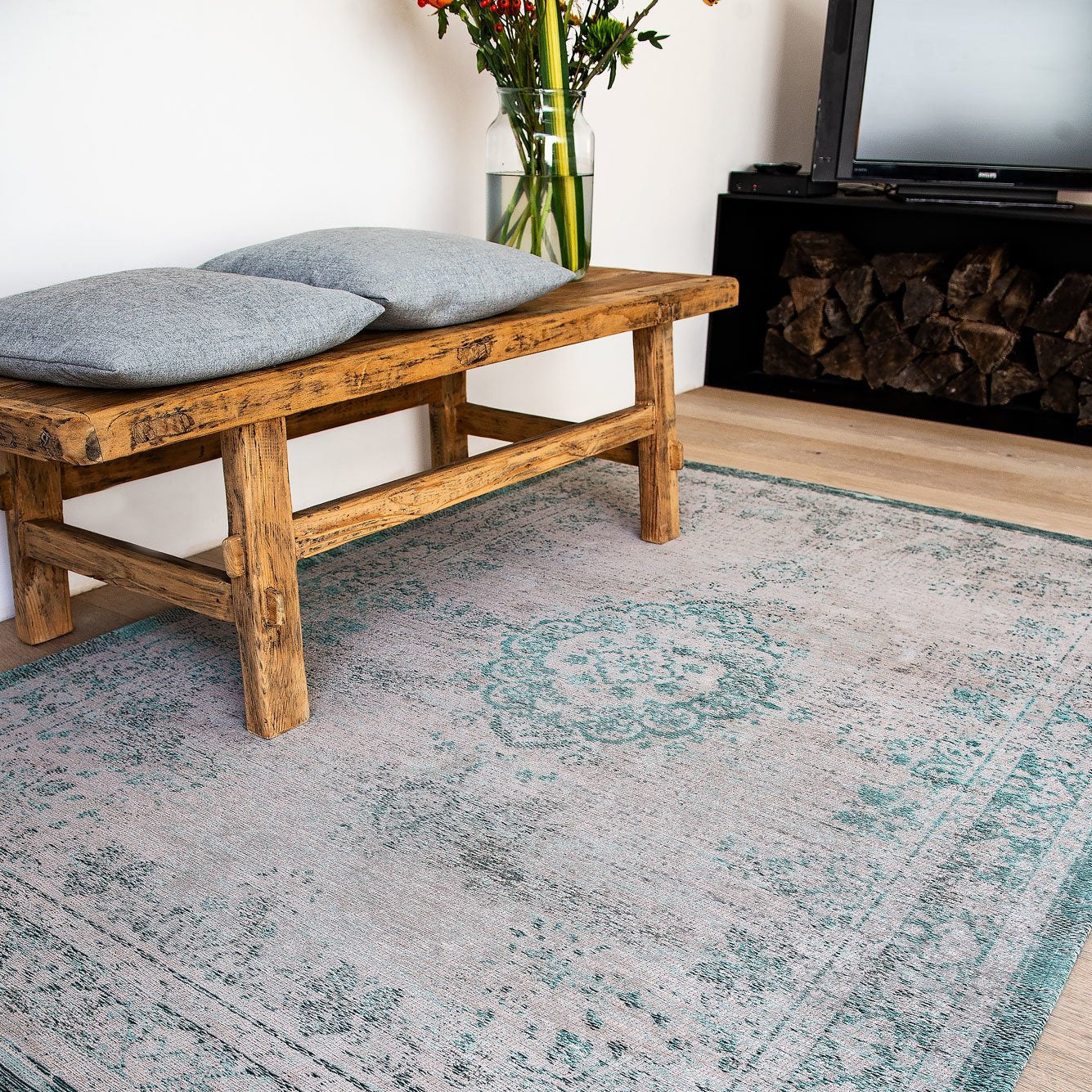 Louis de Poortere Medallion Fading World Vloerkleed 170 x 240 cm - Jad