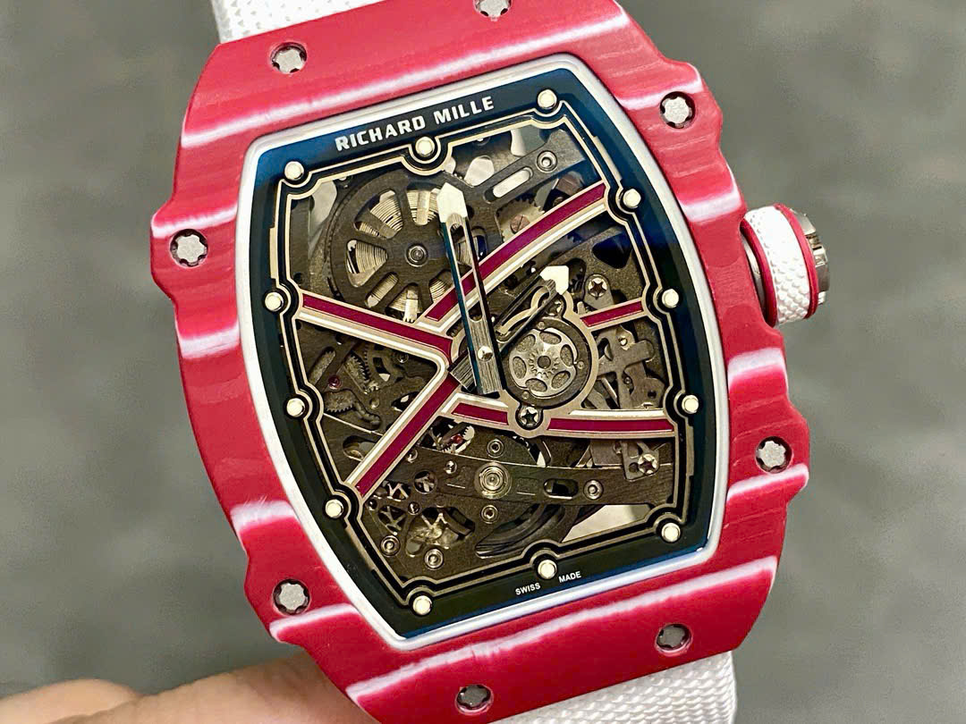 Richard Mille RM67-02 Best Replica Watch Red Carbon Weight 37 Grams 38.7×47.52mm - Elite Watch Atelier