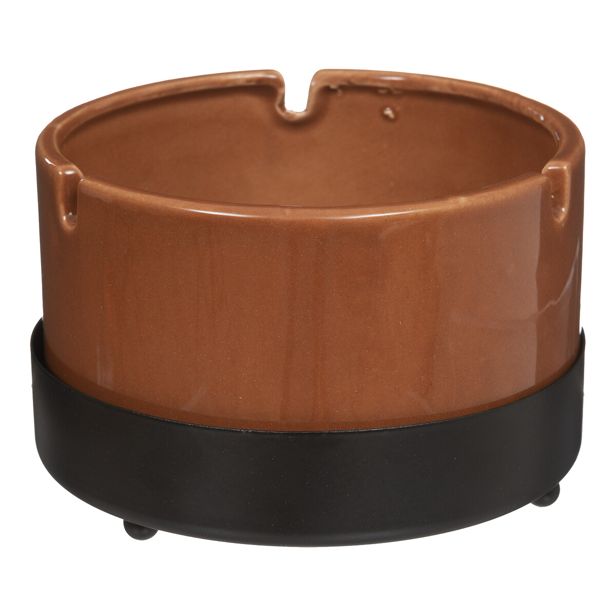 Ashtray "Bota "metal, ceramic &Oslash; 12 cm