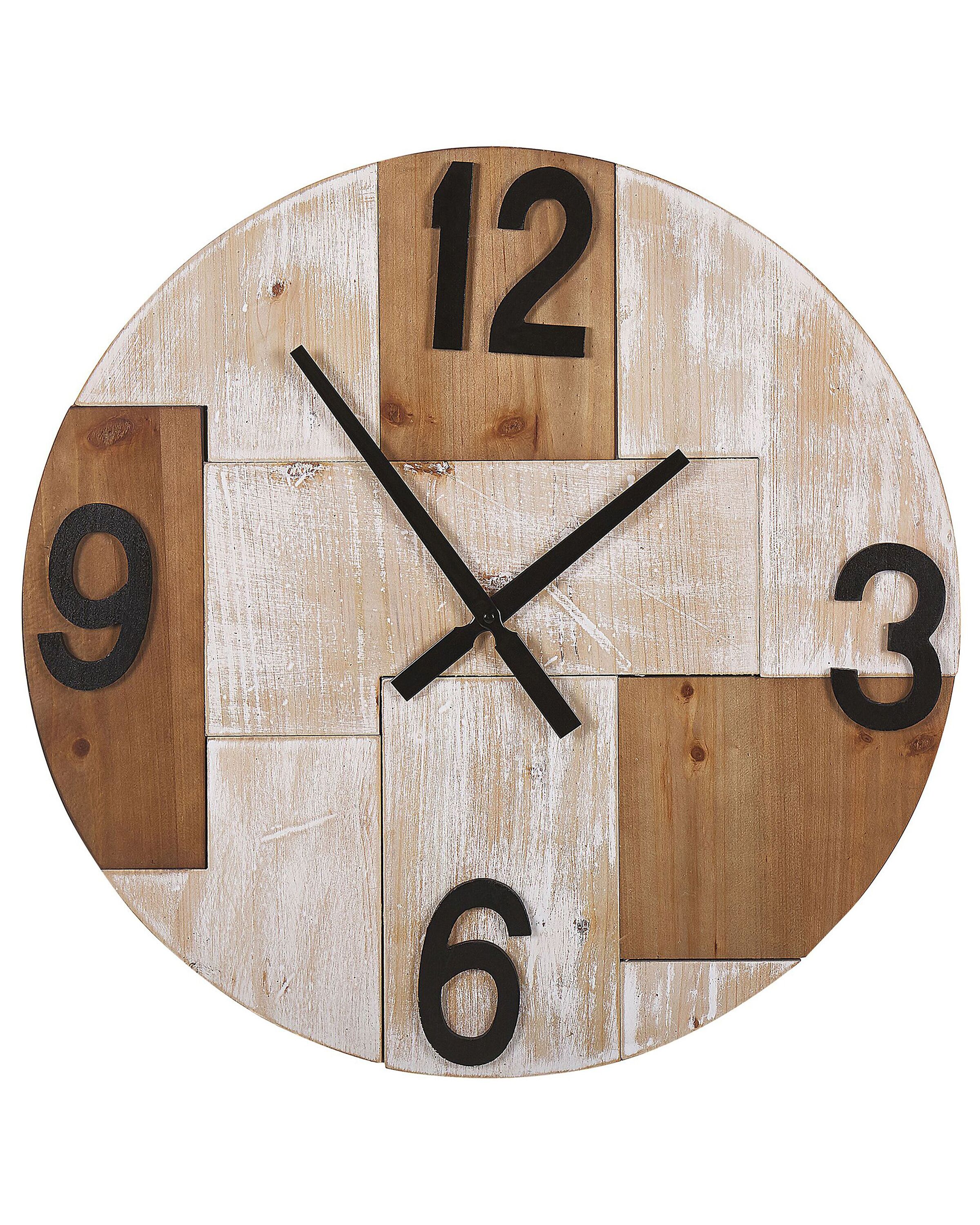 Wall Clock MICHAPAN 60 cm Brown
